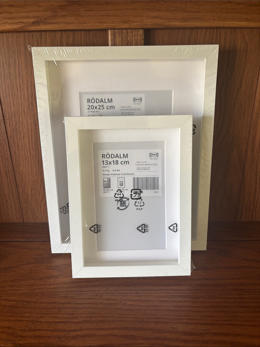 IKEA RÖDALM Frames Set of 2